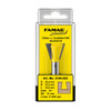 FAMAG 3104 Router Bit 25.4mm x 22.2mm 1/2" Shank Dovetail – product display image; Tungsten Carbide, TCT, Features Ball Bearing, Suitable Materials Laminates;Plastic;wood