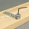 KNAPP K361 RICON 80/40 Single Connectors allow for concealed connections, ensuring a clean aesthetic while offering universal compatibility with wood, steel, and concrete materials.