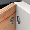 Cabinetry connectors reduces labor costs and can be used with standard screws, offering a hooking depth of 15 mm for added stability.