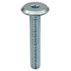 The RAMPA TYPE KF M5 Flat Head Bolts in Silver Zinc are engineered for superior holding power and corrosion resistance