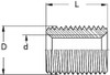 Discover RAMPA HPL E M5 Nut Inserts in Silver Zinc, designed for HPL and compact panels