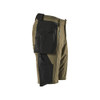 MASCOT Shorts | 17149 Moss Green Shorts with Holster Pockets in 4-Way Stretch