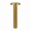 RAMPA KF 6 x 35 mm M6 Flat Head Steel Yellow Zinc Hex 4 mm Screw - Side 1