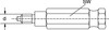 RAMPA Driver Type 502 with DIN 3126-Form E 11.2 shank for assembling original RAMPA inserts via internal thread.