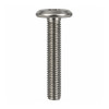 RAMPA KF Bolt Flat Head M8 16mm Hex 5 mm Stainless Steel – side view; 8 diameter, 1.4301, Application Furniture and joinery fastening, Mounting Type Screw-in