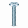 RAMPA KF Bolt Flat Head M8 40mm Hex 5 mm Steel Silver Zinc – front view; 8 diameter, Application Furniture and joinery fastening, Mounting Type Screw-in, Suitable Materials wood;furniture panels;metal hardware