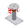Discover the PITZL PTP INCLINE Adjustable M24 Thread Post Base, designed for timber structure engineering.