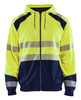 Stay cozy with the High Vis Yellow Blaklader Workwear hoodie, designed for both work and leisure with Full Zip.