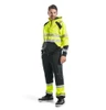 The Blaklader Jacket hoodie in High Vis Yellow is a stylish choice for work and leisure.