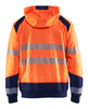 The Blaklader hoodie in High Vis Orange is perfect for layering over your base layer.
