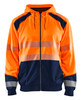 Stay cozy with the High Vis Orange Blaklader Workwear hoodie, designed for both work and leisure with Full Zip.