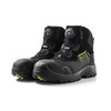 BLAKLADER 2478 Safety Boot Black / Hi-Vis Yellow (Unisex) (Fully waterproof; Freelock solution; Composite toe cap; Textile nail penetration protection in PS standard) – alternate side view; ETPU