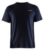 BLAKLADER T-Shirt | 9411 Mens Dark Navy Blue LIFE IS TO SHORT T-Shirt in Cotton