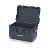 AUER CP Protective Case Anthracite Grey 40mm x 33.3mm – alternate side view; Plastic, Application Tool & Parts Storage