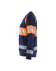 BLAKLADER Cotton Navy Blue  Pullover  for Cabinet Makers that have Reflective Tape  available in Australia and New Zealand
