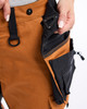 Brown Womens Shorts with easily detachable tool pockets and a host of functional pockets.