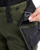 7175 Forest Green/Black Womens work Shorts with Detachable Holster Pockets and in 2-Way Stretch 7175 Forest Green/Black Womens work Shorts with Detachable Holster Pockets and in 2-Way Stretch