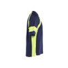 BLAKLADER 3523 High Vis Navy Blue / Hi-Vis Yellow in Cotton Single Jersey 180 gsm – side view