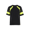 BLAKLADER 3523 High Vis Black / Hi-Vis Yellow in Cotton Single Jersey 180 gsm – product display image
