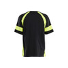 BLAKLADER 3523 High Vis Black / Hi-Vis Yellow in Cotton Single Jersey 180 gsm – front view