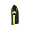 BLAKLADER 3523 High Vis T-Shirt Black / Hi-Vis Yellow (Men) in Cotton Single Jersey 180 gsm – side view; Features 100% cotton; Hi-vis panels; Extended back