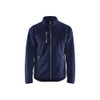 BLAKLADER 4830 Winter Jacket Navy Blue (Men) in Anti-Pilling Polyester Microfleece – product display image; Holster Pockets false, Features Antipilling treated; Extended back