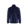 BLAKLADER 4830 Winter Jacket Navy Blue (Men) in Anti-Pilling Polyester Microfleece – front view; Holster Pockets false, Features Antipilling treated; Extended back