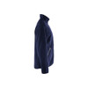 BLAKLADER 4830 Winter Jacket Navy Blue (Men) in Anti-Pilling Polyester Microfleece – side view; Holster Pockets false, Features Antipilling treated; Extended back