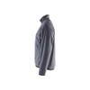 BLAKLADER 4830 Winter Jacket Grey (Men) in Anti-Pilling Polyester Microfleece – alternate side view; Holster Pockets false, Features Antipilling treated; Extended back