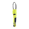 BLAKLADER 1313 High Vis Trouser Hi-Vis Yellow / Navy Blue (Unisex) in PVC Coated PolyCotton with Holster Pockets – side view; Application Rain, Holster Pockets true, Kneepad Pockets false