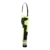 BLAKLADER 1920 High Vis Bib Overall Hi-Vis Yellow / Black (Men) in Water Repellent PolyCotton – side view; Application Chainsaw, Holster Pockets false, Stretch true, Features Stretch panels; Oil and dirt repellent; Water repellent; Pre-bent legs