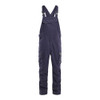 BLAKLADER 2617 Bib Overall Navy Blue (Men) in Inherent Flame-Resistant Ripstop with Kneepad Pockets – product display image; Holster Pockets false, Kneepad Pockets true, Features Inherent flame resistant; PFAS free; Reflective details