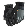 BLAKLADER 2882 Winter Glove Black / Mid Grey in Polyester – product display image; Features Durable synthetic leather; Waterproof; Touch function on index finger knuckle; Fully lined