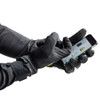 BLAKLADER 2882 Winter Glove Black / Mid Grey in Polyester – front view; Features Durable synthetic leather; Waterproof; Touch function on index finger knuckle; Fully lined