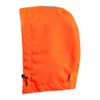 BLAKLADER 2175 High Vis Hood Orange in Waterproof Laminated Polyester Oxford – alternate side view; Application Hi-Vis