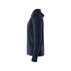BLAKLADER 3417 Hoodie Dark Navy Blue (Men) in UV-Protective Stretch Polyester Jacquard Knit – alternate side view; Features Functional knitted; Moisture wicking; Stretchy; UV protected