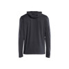 BLAKLADER 3417 Hoodie Mid Grey (Men) in UV-Protective Stretch Polyester Jacquard Knit – front view; Features Functional knitted; Moisture wicking; Stretchy; UV protected