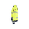BLAKLADER 3088 Multinorm Sweater Hi-Vis Yellow / Navy Blue (Men) in Inherent Flame-Resistant Fleece – alternate side view; Features Inherent flame resistant; Antistatic quality; Soft, brushed inner