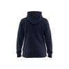 BLAKLADER 3395 Craftsman Hoodie Dark Navy Blue (Women) in Cotton French Terry 320 gsm – front view; Holster Pockets false, Features Soft, brushed inner; Kangaroo pocket