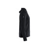 BLAKLADER 3417 Hoodie Black (Men) in UV-Protective Stretch Polyester Jacquard Knit – side view; Features Functional knitted; Moisture wicking; Stretchy; UV protected