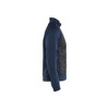 BLAKLADER 3418 Shirt Dark Navy / Black (Men) in Polyester Pique Fleece – side view; Features Soft, brushed inner
