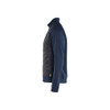 BLAKLADER 3418 Shirt Dark Navy / Black (Men) in Polyester Pique Fleece – alternate side view; Features Soft, brushed inner