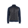 BLAKLADER 3418 Shirt Dark Navy / Black (Men) in Polyester Pique Fleece – product display image; Features Soft, brushed inner