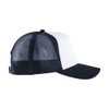BLAKLADER 2079 Cap Dark Navy / White in Polyester – side view; Gender Unisex