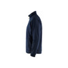 BLAKLADER 3362 High Vis Fleece Sweater Dark Navy Blue / Hi-Vis Yellow (Men) in Polyester Pique Fleece – alternate side view; Holster Pockets false, Features Soft, brushed inner; Kangaroo pocket