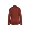 BLAKLADER 3549 Shirt Burned Red / Black (Women) in Polyester Fleece – front view; Features Soft, brushed inner; Reflective details