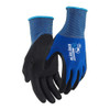 BLAKLADER 2933 Glove Cornflower Blue in Nitrile – product display image; Features ESD approved; Precision glove; Touch function in palm area; Unlined