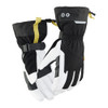 BLAKLADER 2813 Winter Glove Black / White in Goat Leather – product display image; Features Waterproof; Reinforced palm side; Fully lined; Velcro at wrist