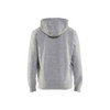 BLAKLADER 3396 Craftsman Hoodie Grey Melange (Men) in Cotton Sweat – front view; Holster Pockets false, Features Soft, brushed inner; Kangaroo pocket