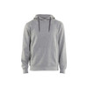 BLAKLADER 3396 Craftsman Hoodie Grey Melange (Men) in Cotton Sweat – product display image; Holster Pockets false, Features Soft, brushed inner; Kangaroo pocket